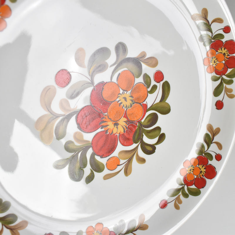 ヴィンテージプレート オルシー ムランデルー Fleurs Oranges A