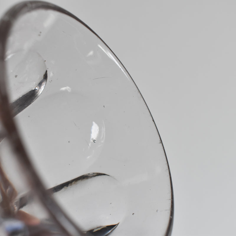 Antique Glass Jam Pot