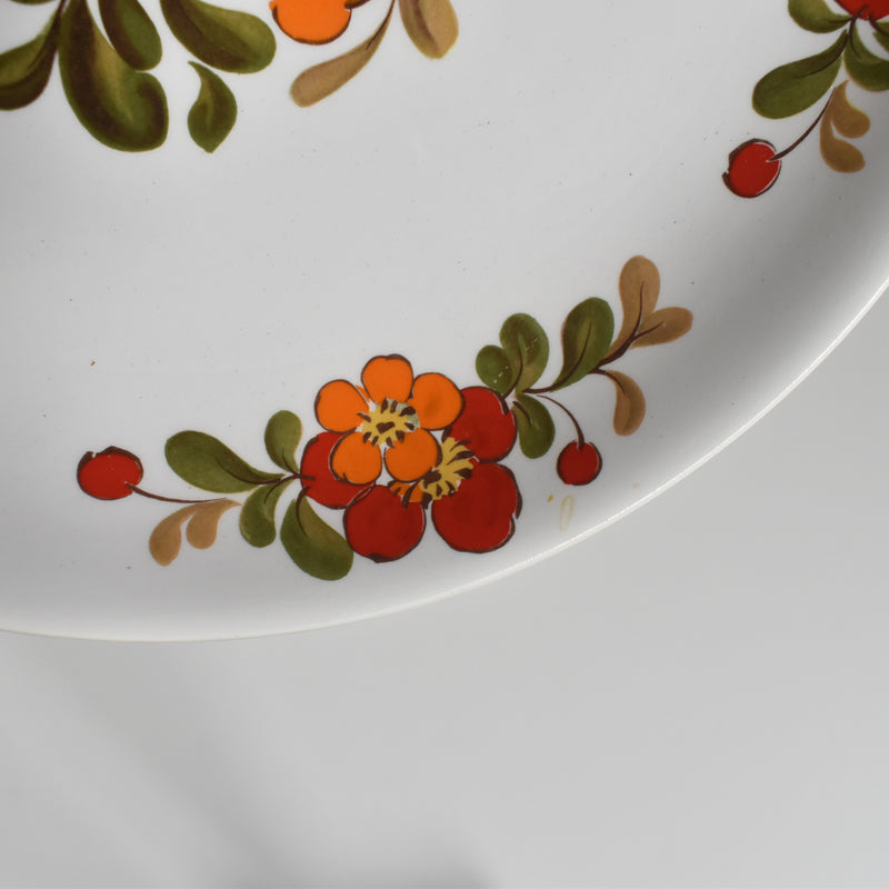 ヴィンテージプレート オルシー ムランデルー Fleurs Oranges A