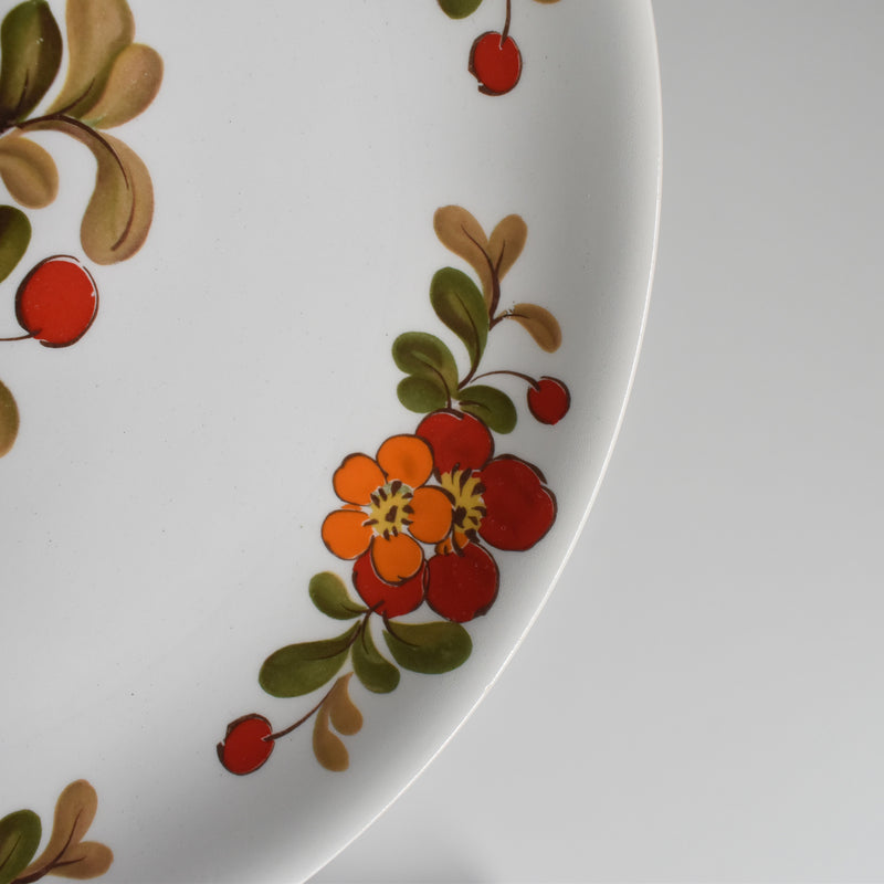ヴィンテージプレート オルシー ムランデルー Fleurs Oranges A