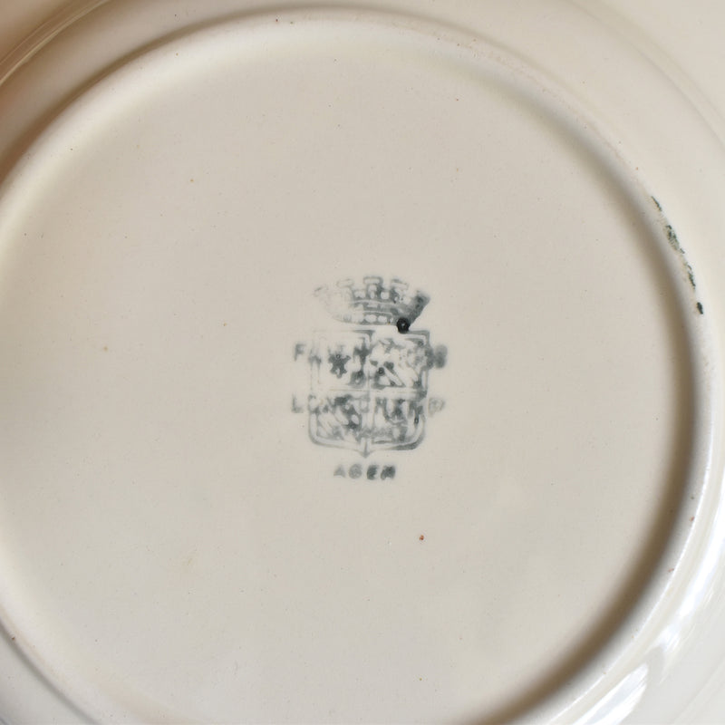 Vintage Deep Plate Longchamp Agen B