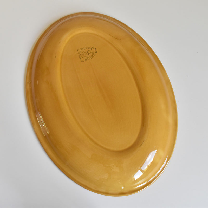 Vintage Oval Serving Platter Saran