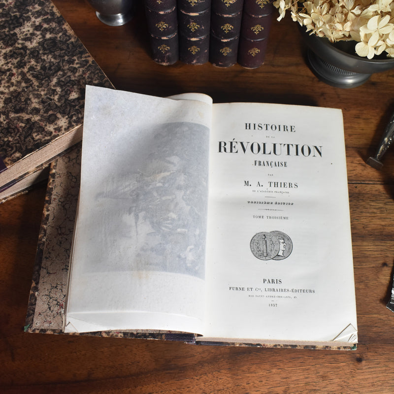 Antique Book: A. THIERS Révolution Française Tome 3