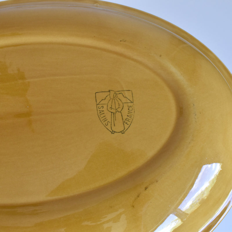 Vintage Oval Serving Platter Saran