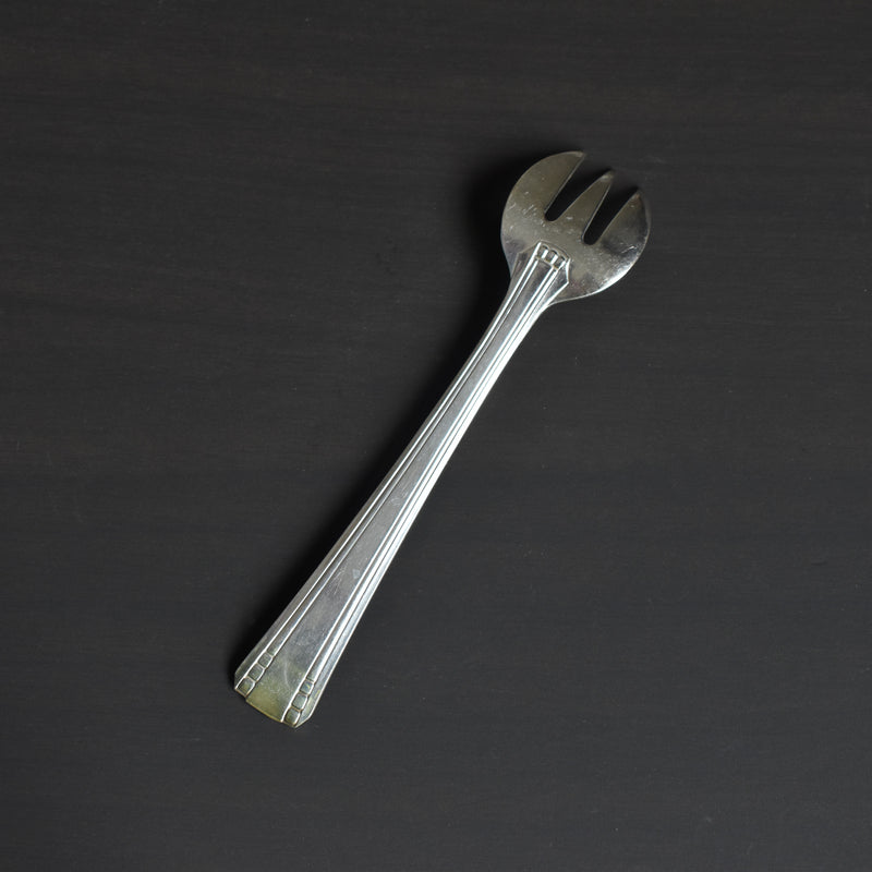 アンティークオイスターフォーク 銀メッキ Raoul Monteillet