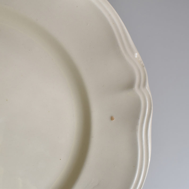 Vintage Digoin & Sarreguemines Flower Rim Plate 23cm E