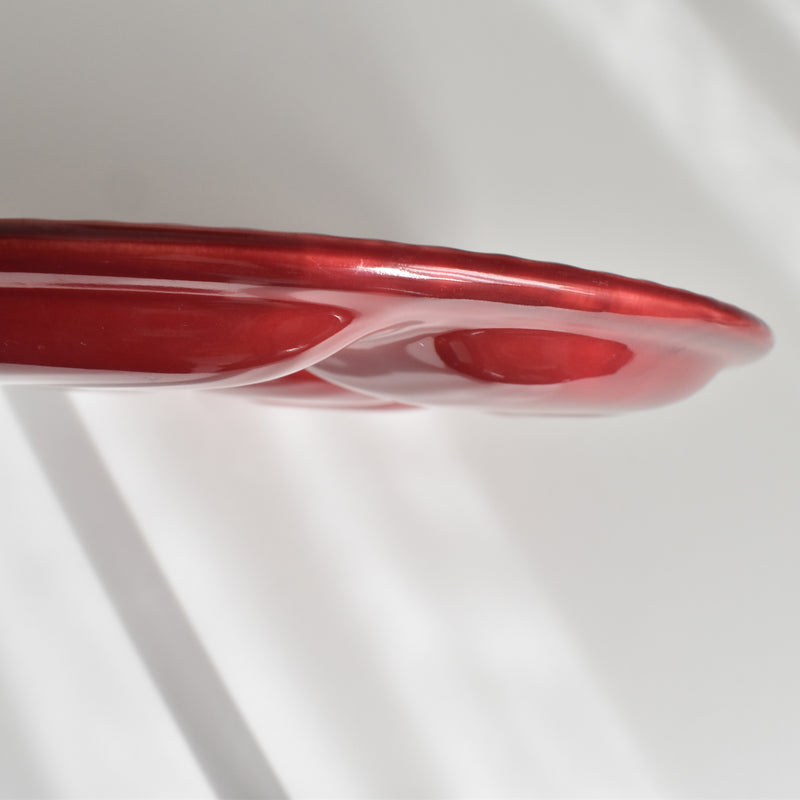 Vintage Fondue Plate Gien Bordeau