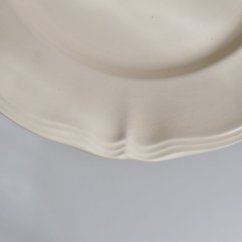 Vintage Digoin & Sarreguemines Flower Rim Plate 23cm E