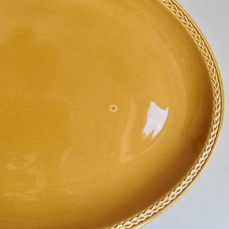 Vintage Oval Serving Platter Saran