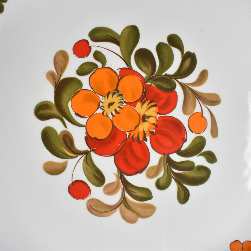 ヴィンテージプレート オルシー ムランデルー Fleurs Oranges B