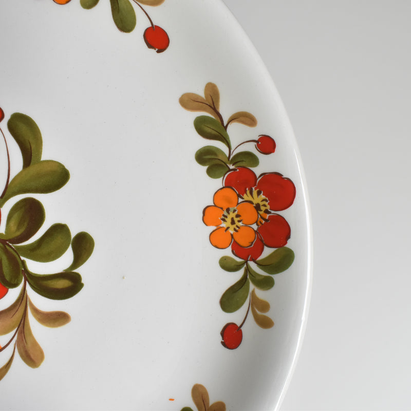 ヴィンテージプレート オルシー ムランデルー Fleurs Oranges B