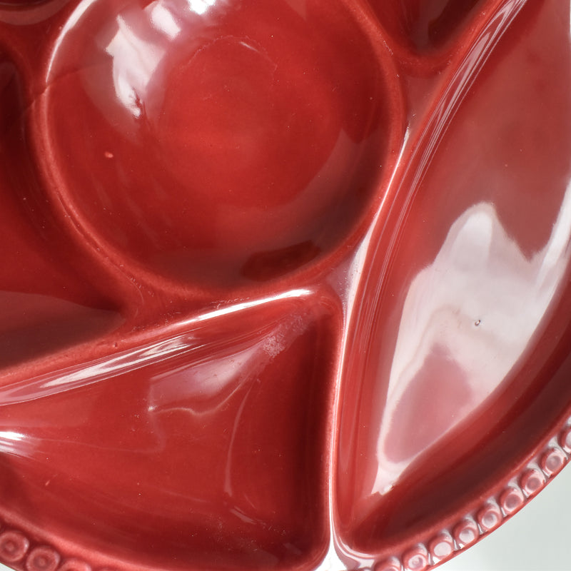 Vintage Fondue Plate Gien Bordeau