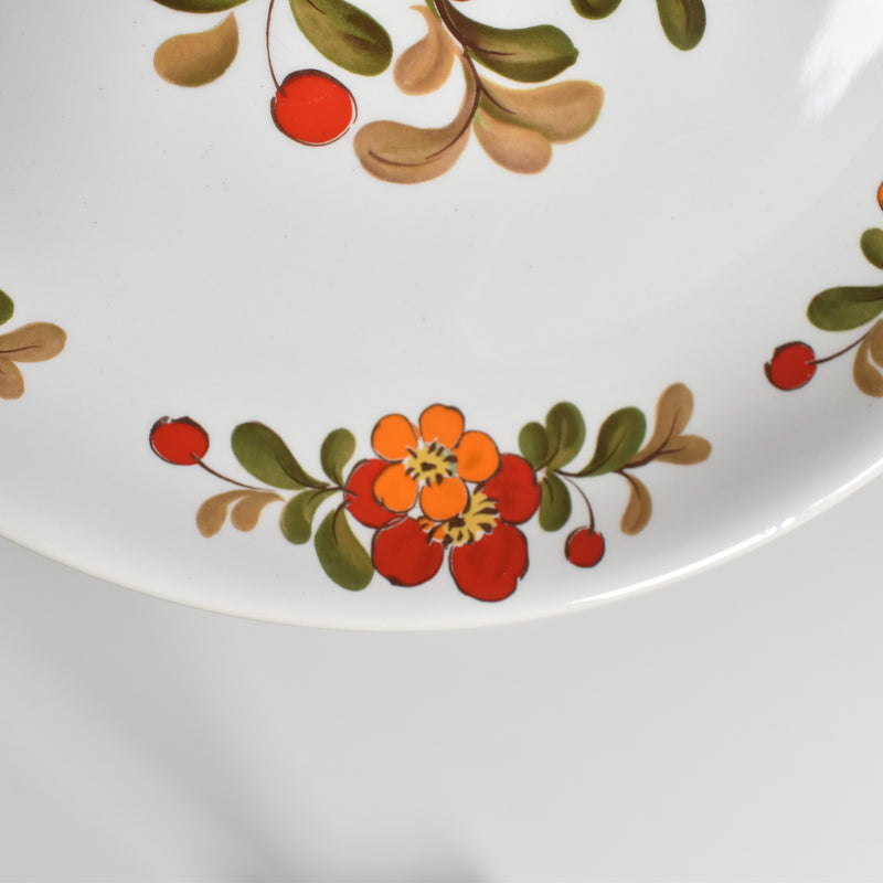 ヴィンテージプレート オルシー ムランデルー Fleurs Oranges B