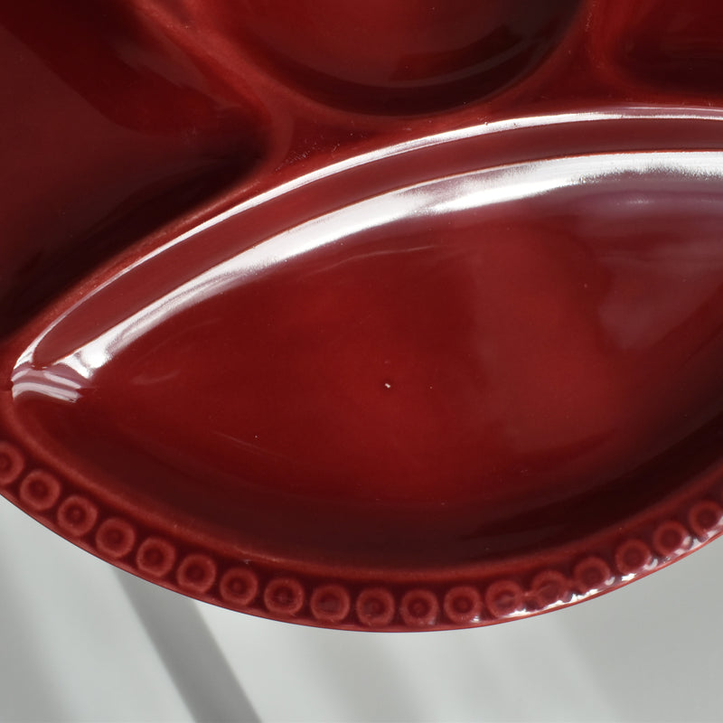Vintage Fondue Plate Gien Bordeau