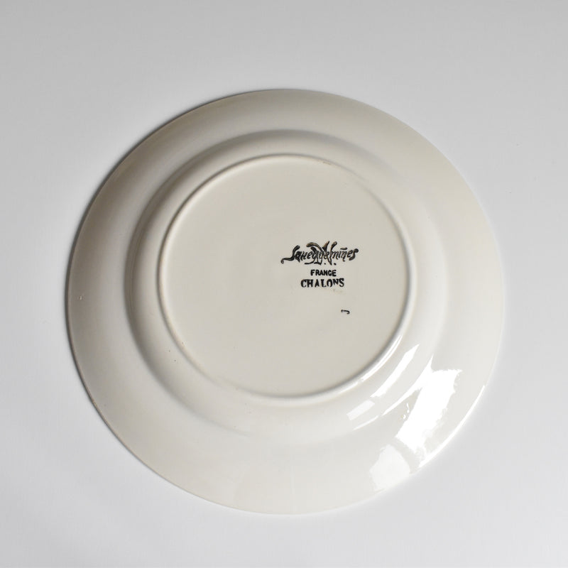 Vintage Plate Digoin & Sarreguemines Chalons A
