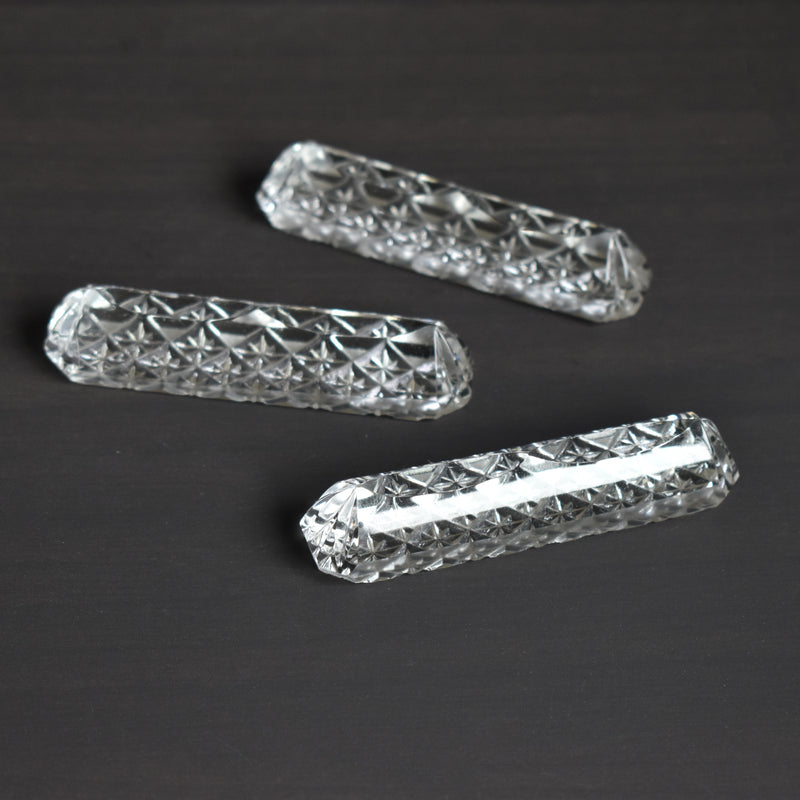 Antique Knife Rest, Crystal Glass