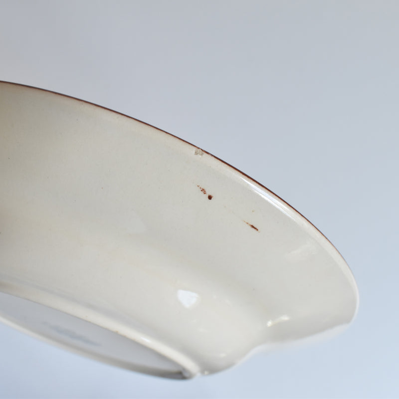 Vintage Deep Plate, Longchamp, Agen C