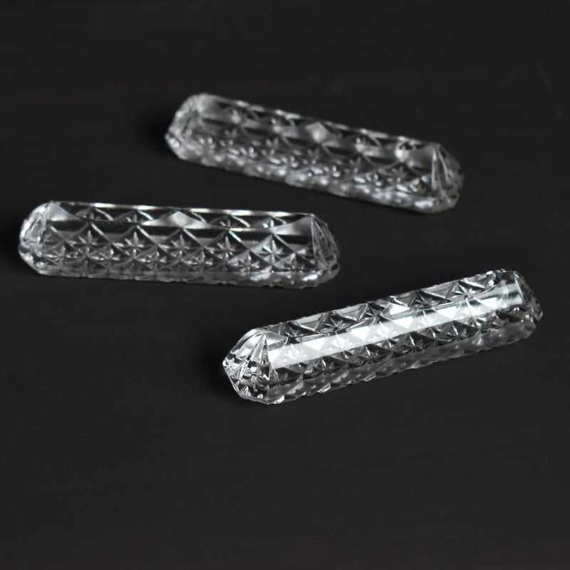 Antique Knife Rest, Crystal Glass