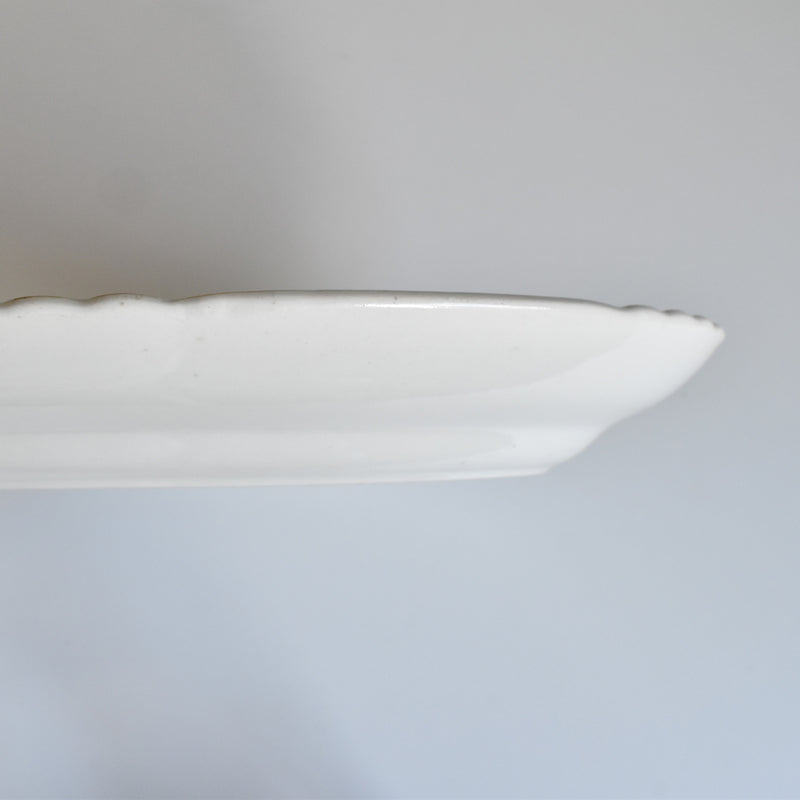 Vintage Oval Dish Moulin des Loups Iris
