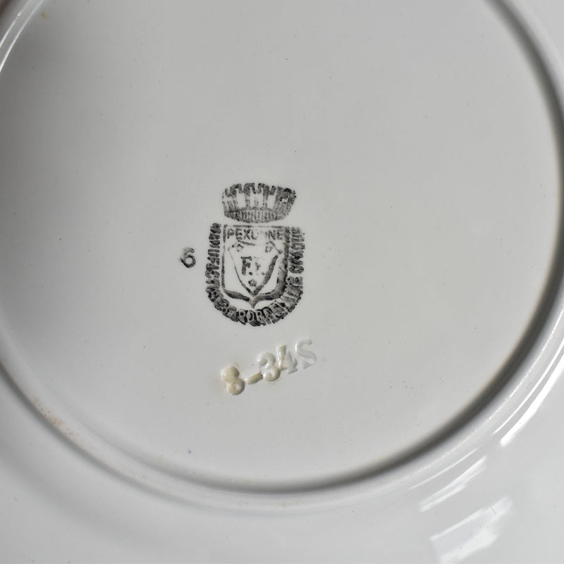 Antique Plate Pexonne Raisins A