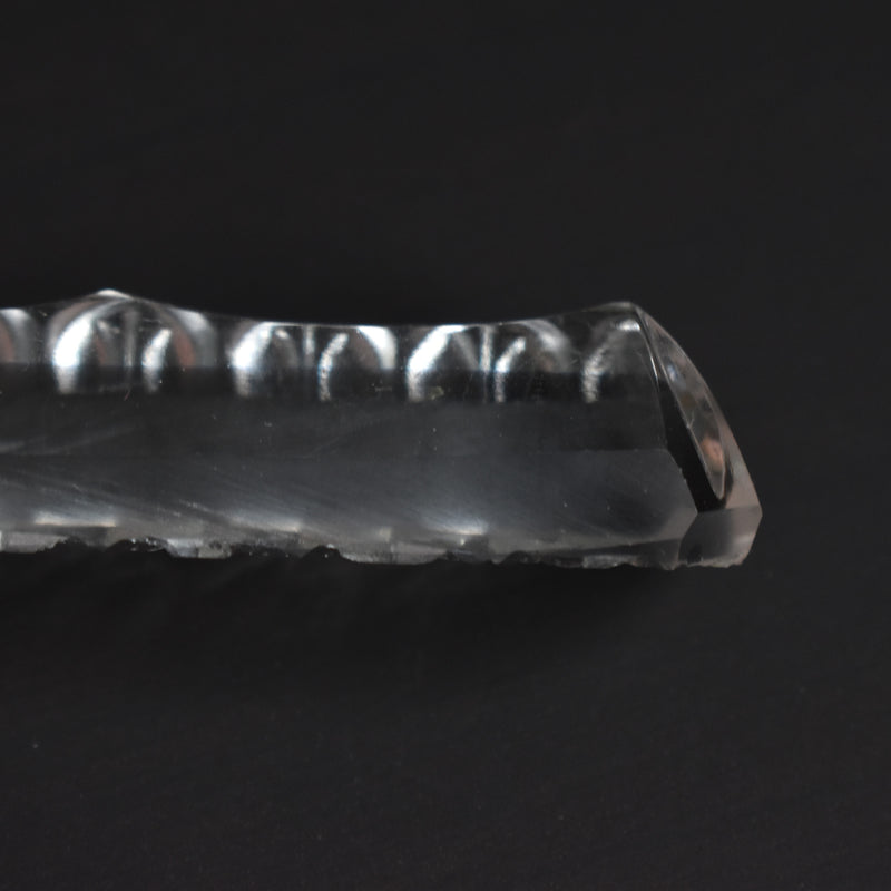 Antique Knife Rest, Crystal Glass