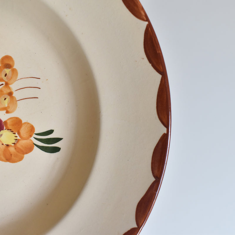 Vintage Deep Plate, Longchamp, Agen C