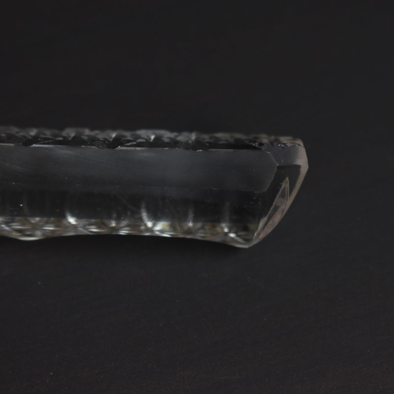 Antique Knife Rest, Crystal Glass