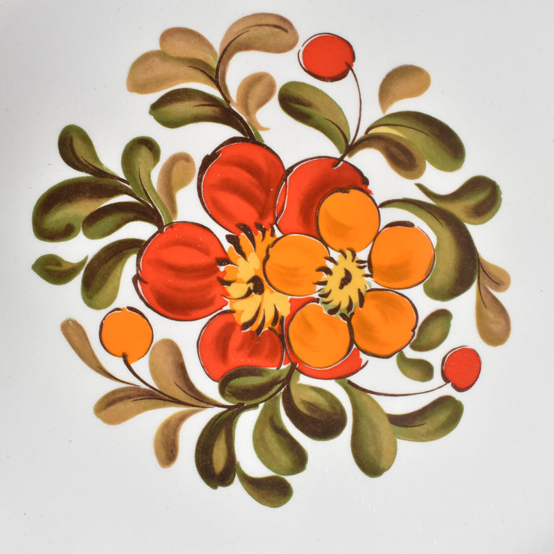 ヴィンテージプレート オルシー ムランデルー Fleurs Oranges C