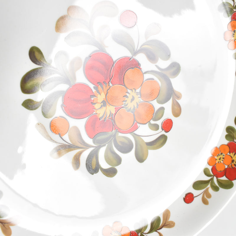 ヴィンテージプレート オルシー ムランデルー Fleurs Oranges C