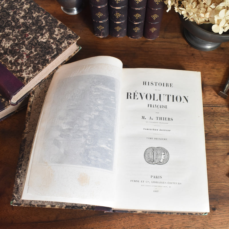 Antique Book A. THIERS Révolution Française Tome 2