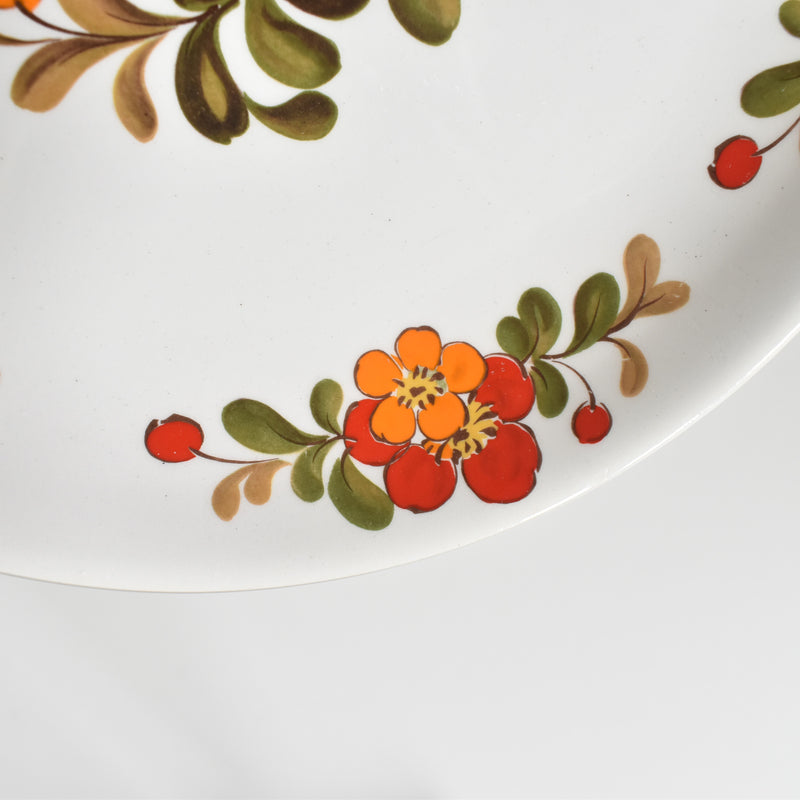 ヴィンテージプレート オルシー ムランデルー Fleurs Oranges C