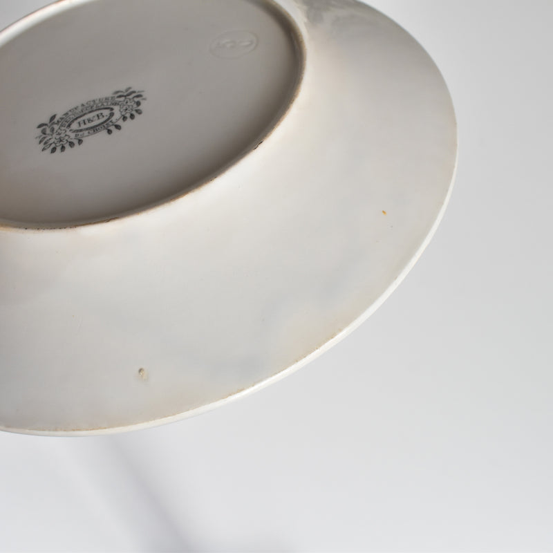Antique dessert plate H&B Choisy-le-Roi MOGADOR