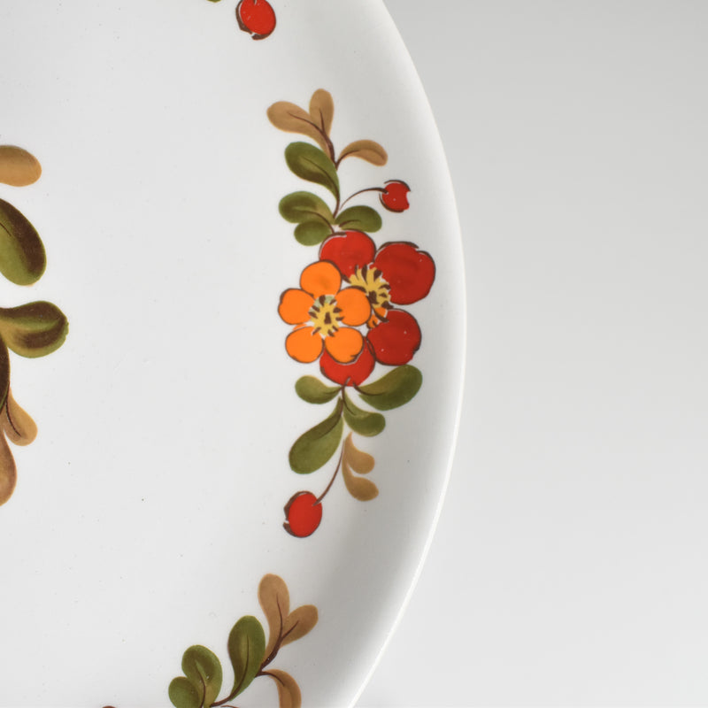 ヴィンテージプレート オルシー ムランデルー Fleurs Oranges C