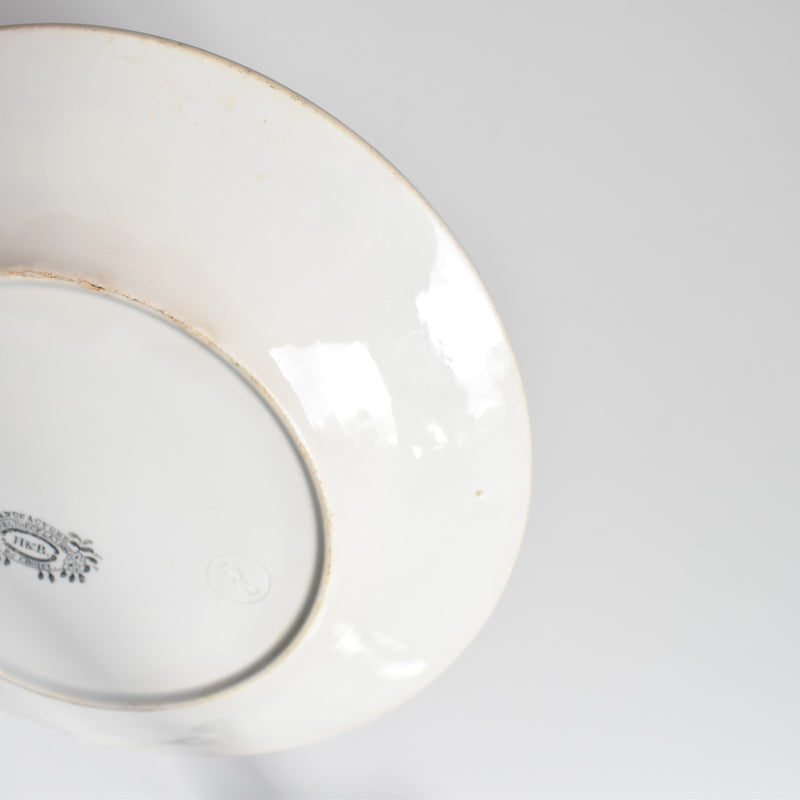 Antique dessert plate H&B Choisy-le-Roi MOGADOR