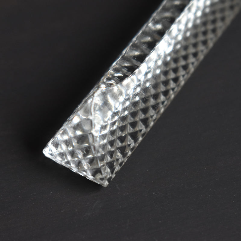 Antique Knife Rest Crystal Glass Triangle