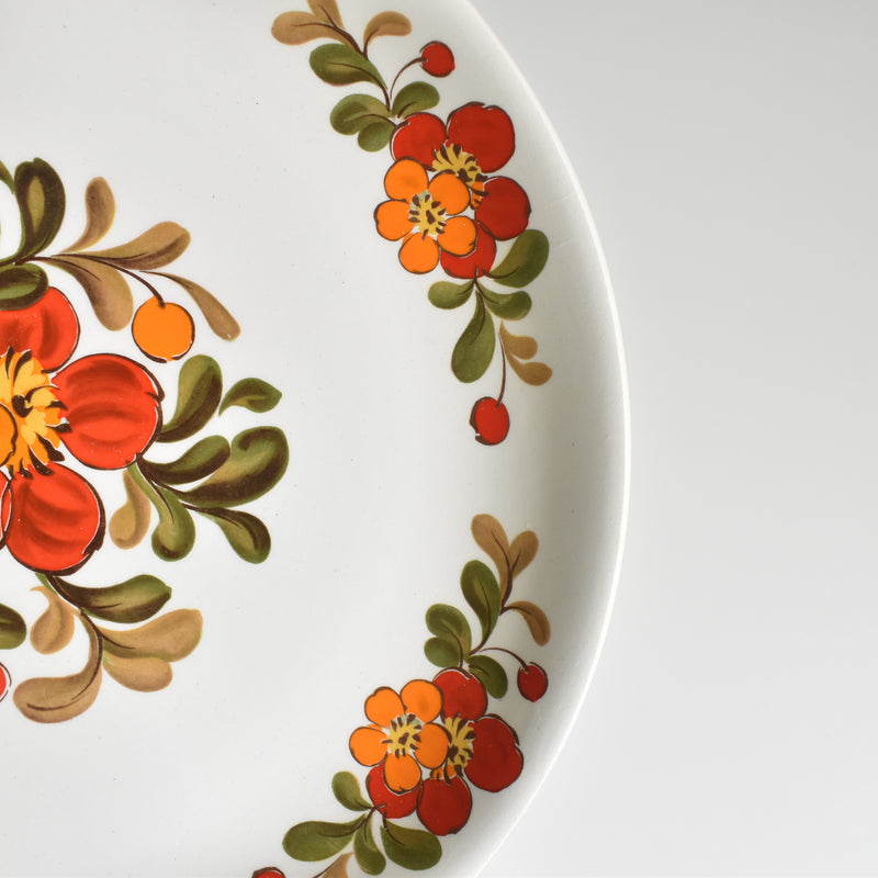 ヴィンテージプレート オルシー ムランデルー Fleurs Oranges C