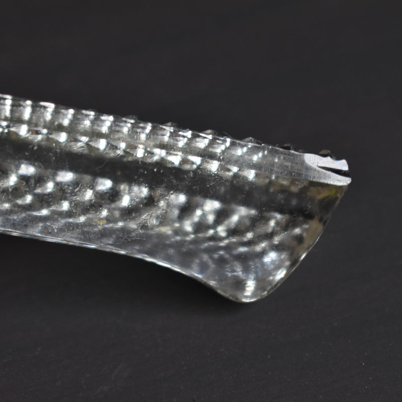 Antique Knife Rest Crystal Glass Triangle