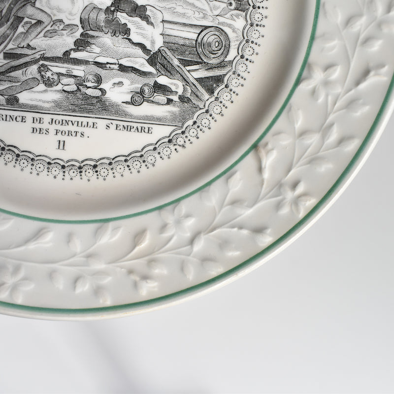 Antique dessert plate H&B Choisy-le-Roi MOGADOR