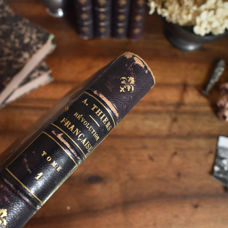 Antique Book A. THIERS Révolution Française Tome 1