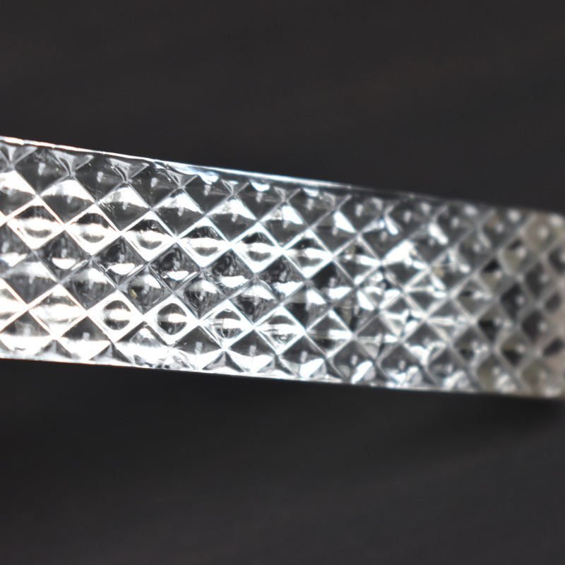 Antique Knife Rest Crystal Glass Triangle