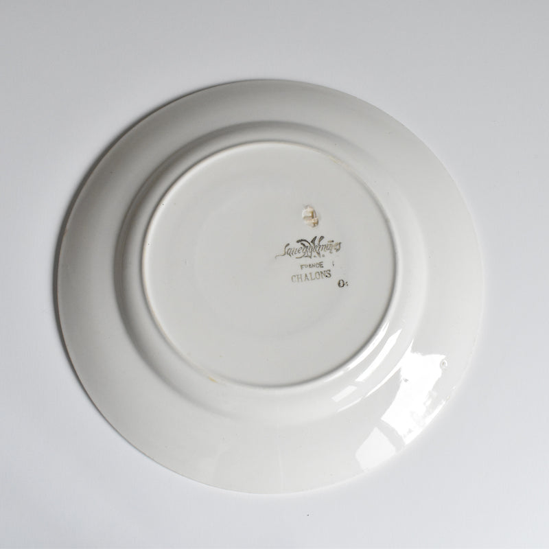 Vintage Plate Digoin & Sarreguemines Chalons B