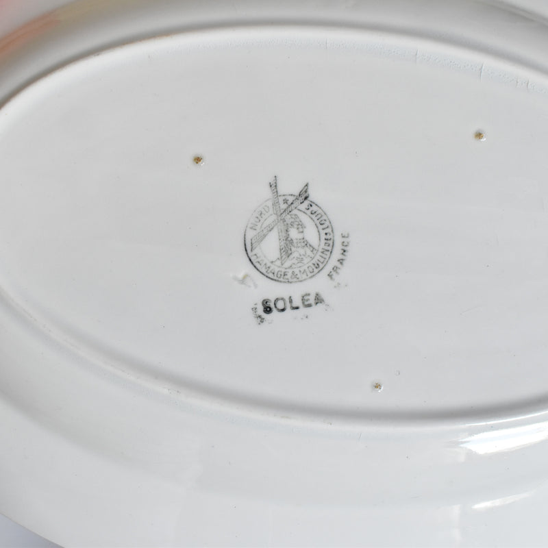 Vintage Oval Platter Mulardeau Solea