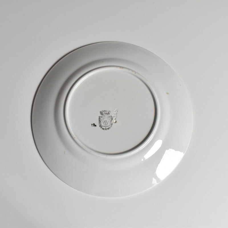 Antique Plate: Pécsenne, Raisins B