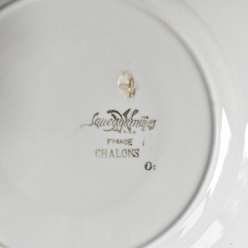 Vintage Plate Digoin & Sarreguemines Chalons B