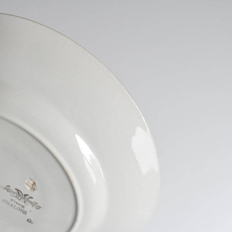 Vintage Plate Digoin & Sarreguemines Chalons B