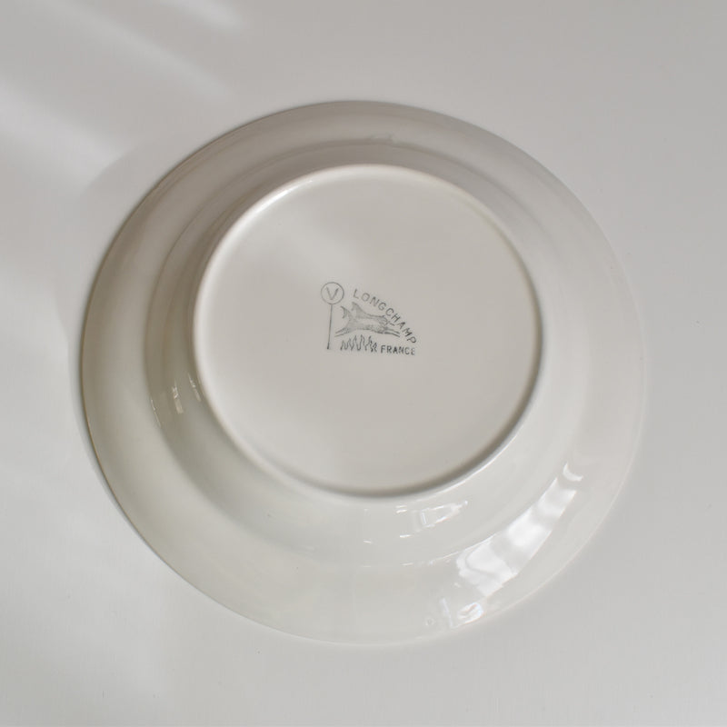Vintage Deep Plate, Longchamp B