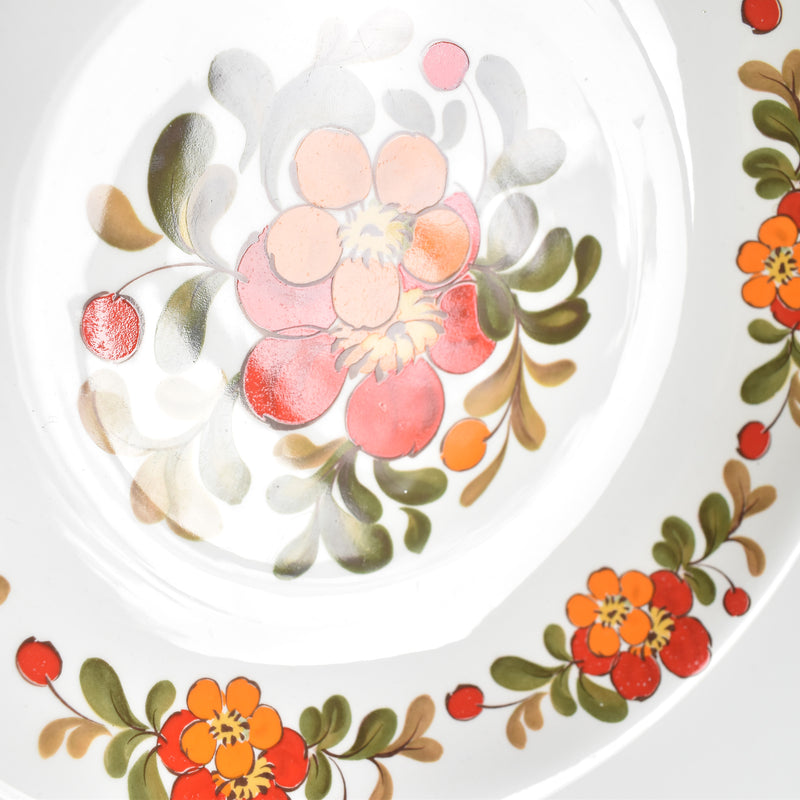 ヴィンテージ深皿 オルシー ムランデルー Fleurs Oranges A