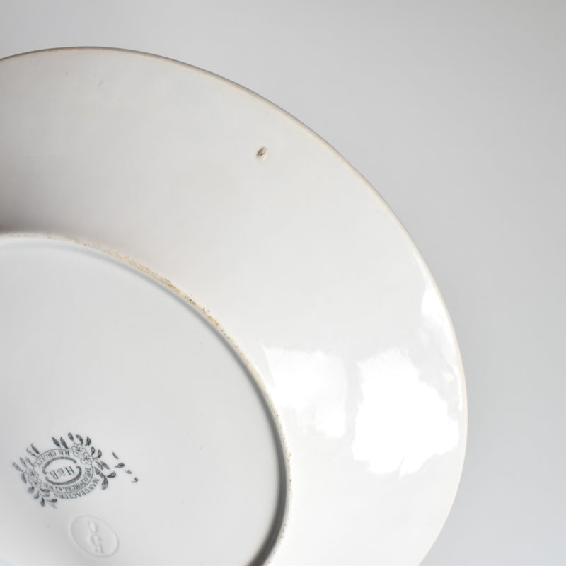 Antique Dessert Plate, H&B Choisy-le-Roi, ISLY