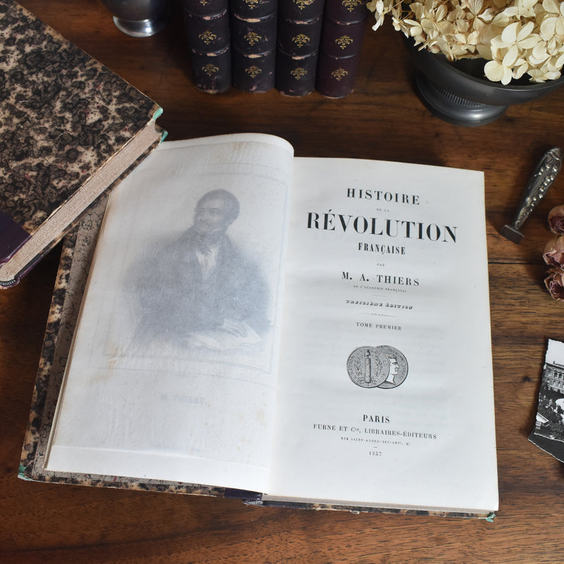 Antique Book A. THIERS Révolution Française Tome 1