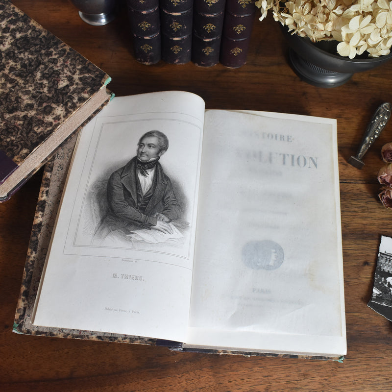 Antique Book A. THIERS Révolution Française Tome 1